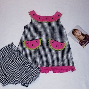 Summer dress with matching bloomers